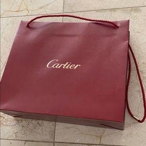 Cartier shopping bag